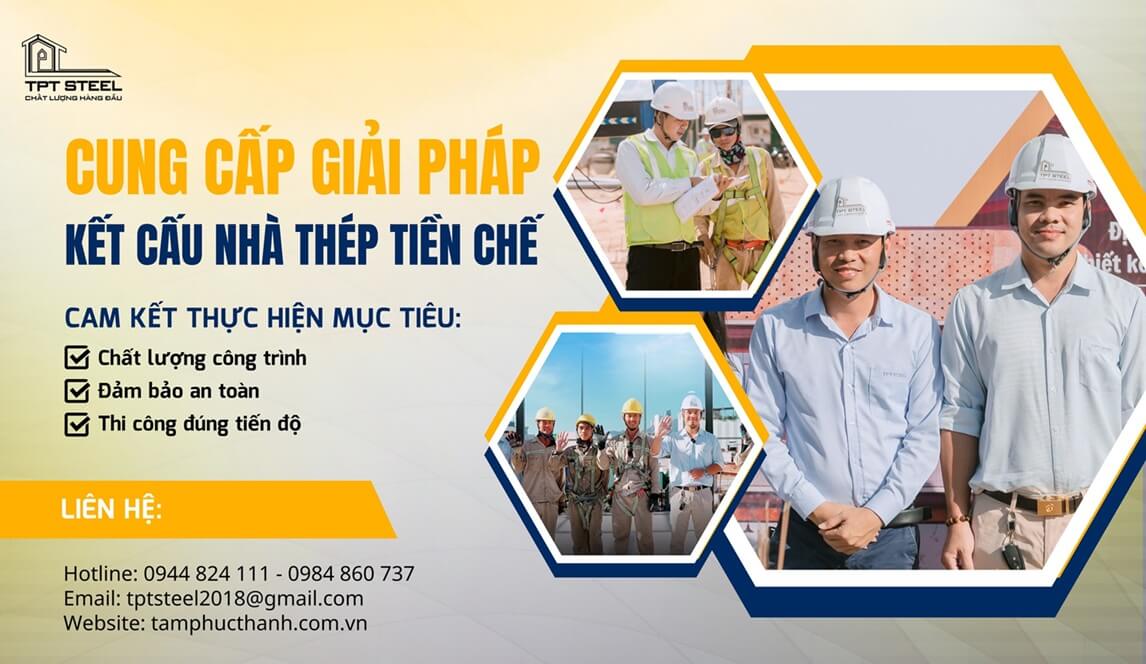 Phương Nam Group cung cấp giải pháp thi công nhà thép tiền chế uy tín